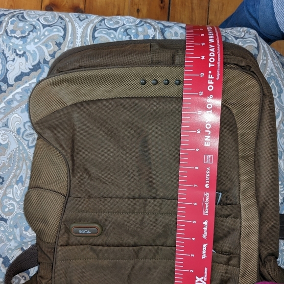 TUMI Brown Large Satchel Computer Comuter Bag - Picture 7 of 7